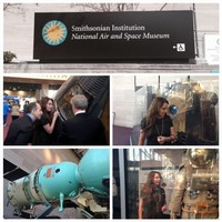 Sarah at the Smithsonian NASM in Washington, DC (May 2014)